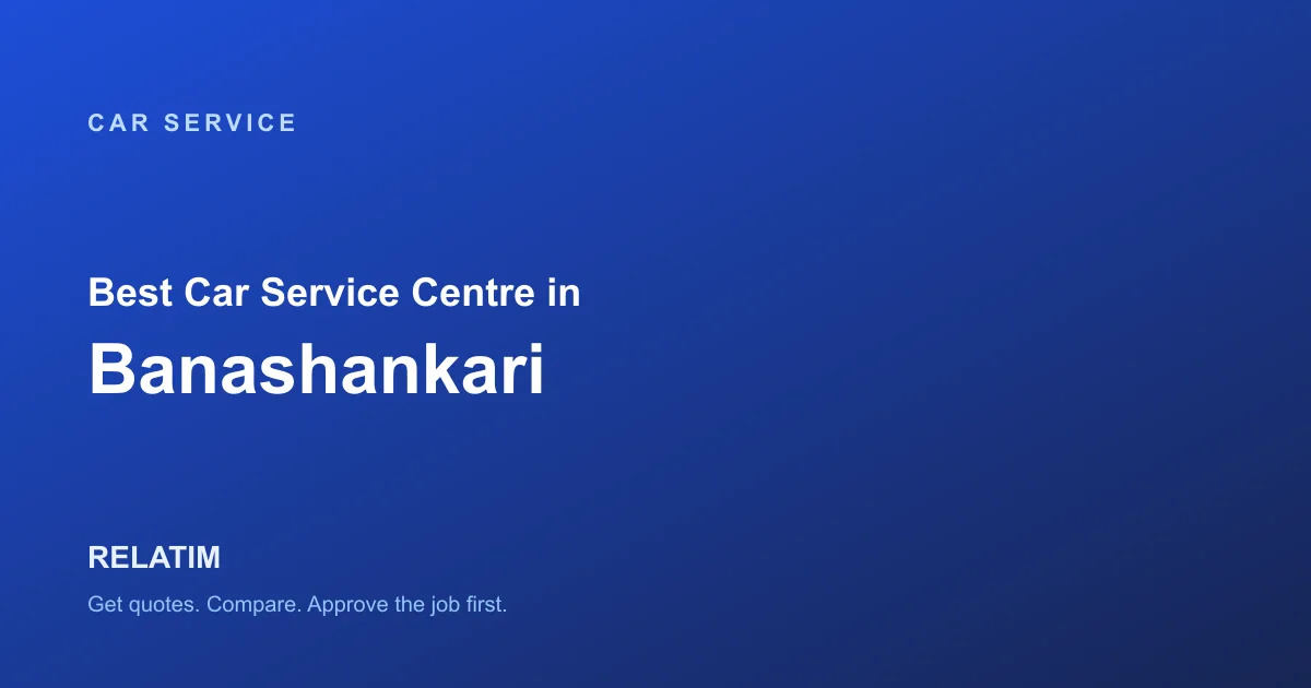 Best Car Service Centre in Banashankari, Bangalore